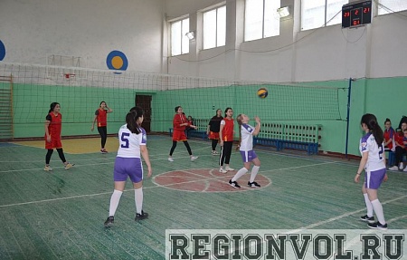 Cоревнования по волейболу среди учащихся школ Володарского района