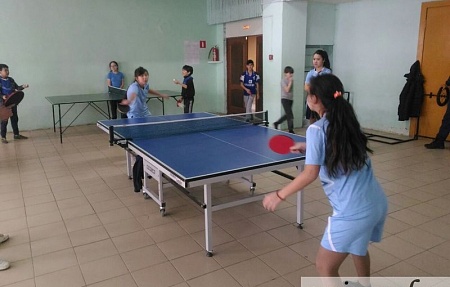 Первенство по настольному теннису среди школьников