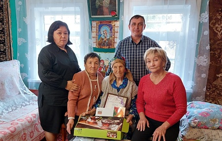 Труженику тыла села Мултаново исполнилось 95 лет